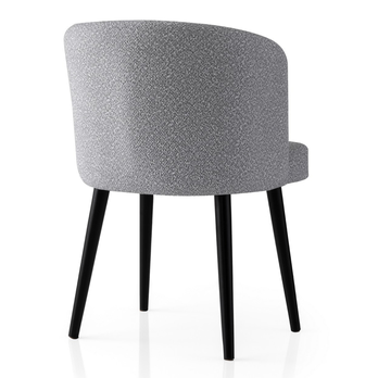 Jedálenská stolička SOFT sivá/čierna, sada 4 ks 2