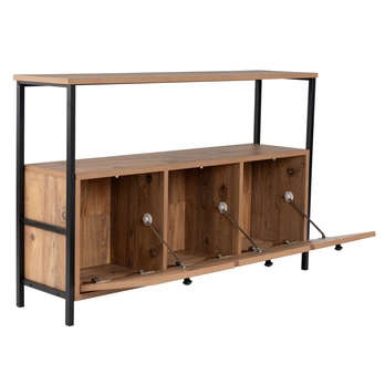 Komoda SOLACE borovica atlantic/čierna 2