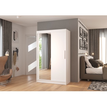 Šatníková skriňa SOLAL biela 1