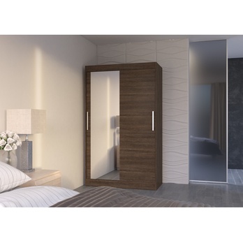 Šatníková skriňa SOLAL čokoládová 3