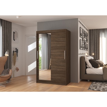 Šatníková skriňa SOLAL čokoládová 1