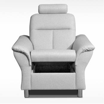 Kreslo SOLANO sivohnedá 2