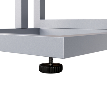 Prístavný stolík SOLED strieborná/prírodná 4