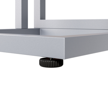 Prístavný stolík SOLED strieborná/prírodná 5