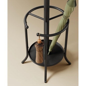 Stojanový vešiak SOLID čierna 4