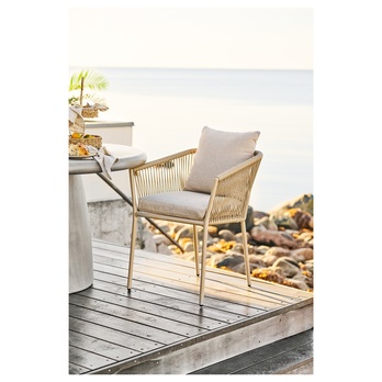 Jedálenská stolička SOLIRNU piesková 1