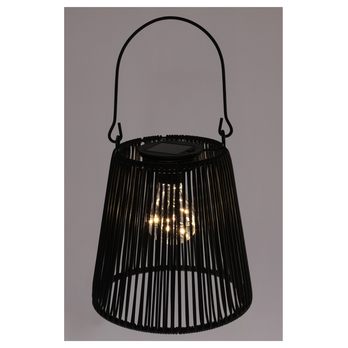 Stolná solárna lampa SOLIS čierna 1