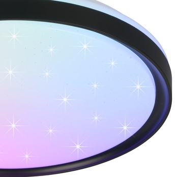 Stropné LED RGB svietidlo SOLIT čierna/biela 1