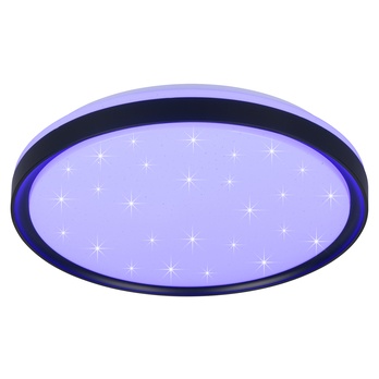 Stropné LED RGB svietidlo SOLIT čierna/biela 13