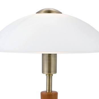 Stolná lampa SOLO 1 kov/orech 1