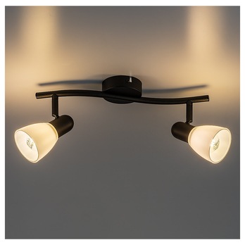 Bodové svietidlo SOMA 2 čierna/biela 2