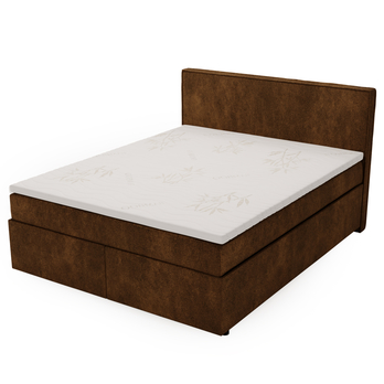 Posteľ boxspring SONIA PLUS hnedá, 160x200 cm 2