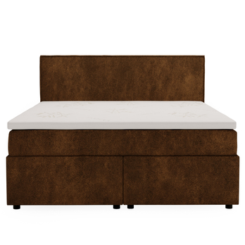 Posteľ boxspring SONIA PLUS hnedá, 160x200 cm 3