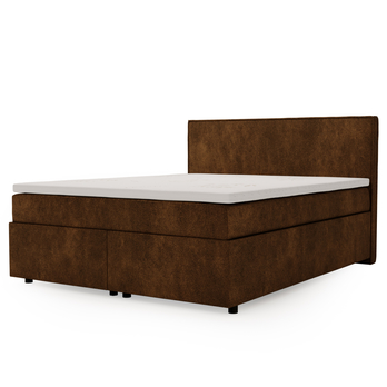 Posteľ boxspring SONIA PLUS hnedá, 160x200 cm 4