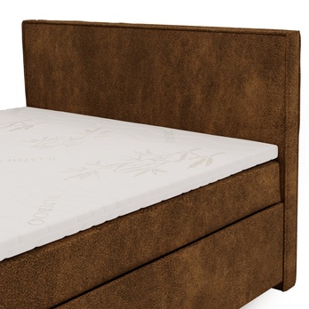 Posteľ boxspring SONIA PLUS hnedá, 160x200 cm 6