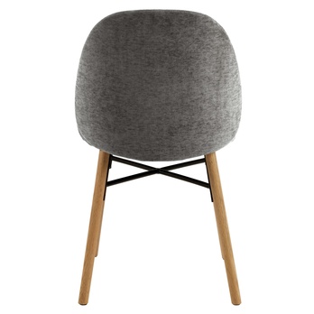 Jedálenská stolička SOPHIA tmavosivá/matný dub 4