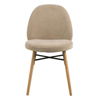 Jedálenská stolička SOPHIA béžová/matný dub 1