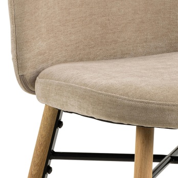 Jedálenská stolička SOPHIA béžová/matný dub 6