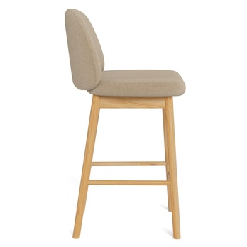 Barová stolička SOPHIA béžová/matný dub 4