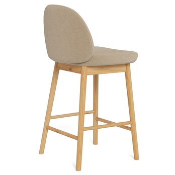 Barová stolička SOPHIA béžová/matný dub 5
