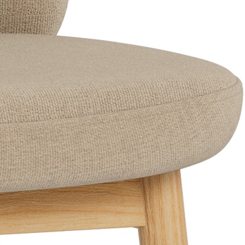 Barová stolička SOPHIA béžová/matný dub 7