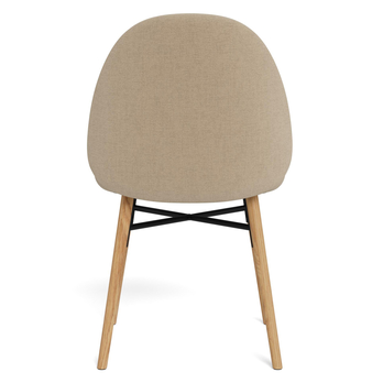 Jedálenská stolička SOPHIA béžová/matný dub 2