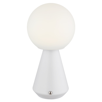 Vonkajšia stolná lampa SORA biela 4