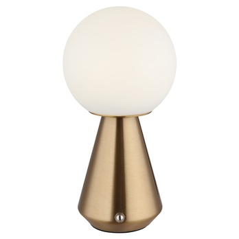 Vonkajšia stolná lampa SORA medená/biela 4