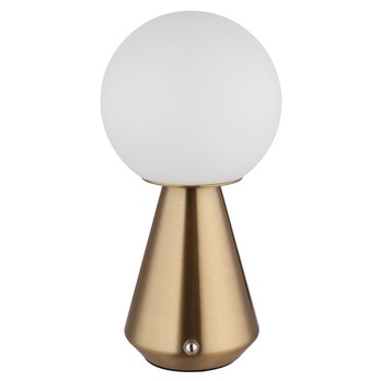 Vonkajšia stolná lampa SORA medená/biela 5