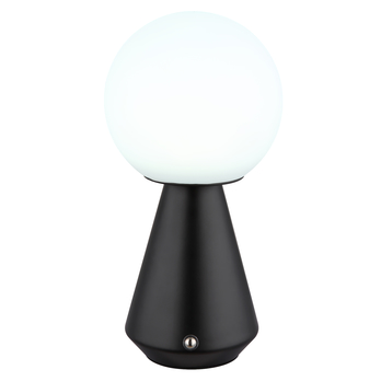 Vonkajšia stolná lampa SORA čierna/biela 3