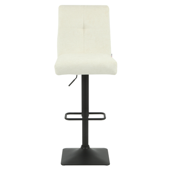 Barová stolička SORICO béžová/čierna 1