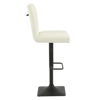 Barová stolička SORICO béžová/čierna 4