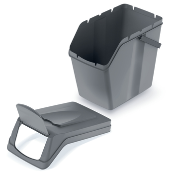 Odpadkový kôš SORTIBOX sivá, 25 l 1