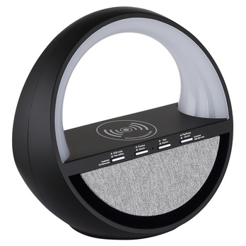 Stolná lampa s reproduktorom SOUNDRA čierna 6