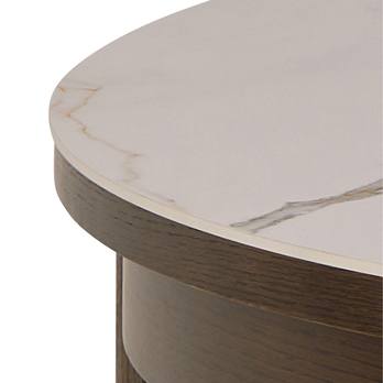 Jedálenský stôl SOUTHAMPTON 120 krémová/dymová 4