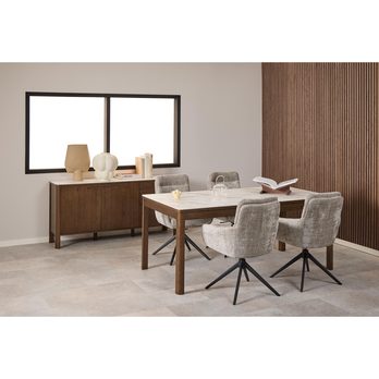 Komoda SOUTHAMPTON 160 krémová/dub 3