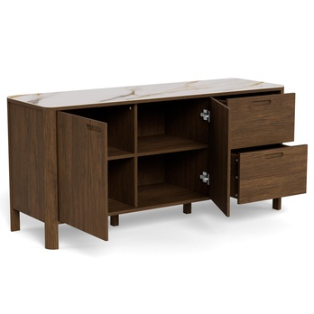 Komoda SOUTHAMPTON 160 krémová/dub 2