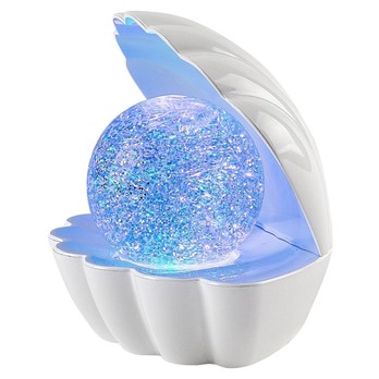 Dekoračná stolná lampa SPARKLY biela 3