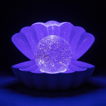 Dekoračná stolná lampa SPARKLY biela 4