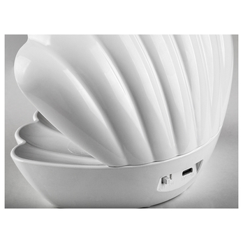 Dekoračná stolná lampa SPARKLY biela 8