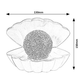 Dekoračná stolná lampa SPARKLY biela 10