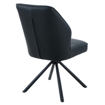 Jedálenská stolička SPARTIA čierna 2