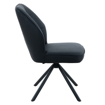 Jedálenská stolička SPARTIA čierna 3