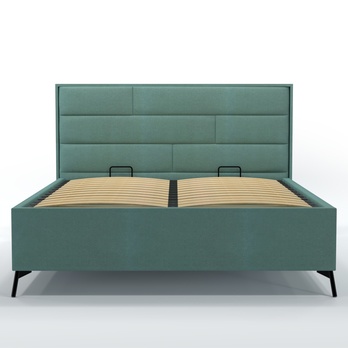 Posteľ s roštom SPECTRAL 1 šalviová, 160x200 cm 3