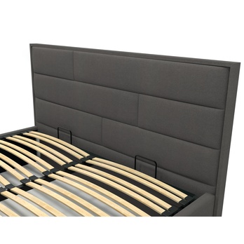 Posteľ s roštom SPECTRAL 1 tmavosivá, 160x200 cm 4