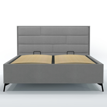 Posteľ s roštom SPECTRAL 1 sivá, 140x200 cm 3