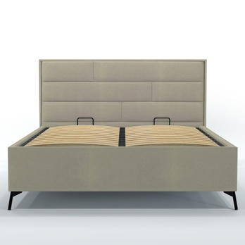 Posteľ s roštom SPECTRAL 1 sivobéžová, 160x200 cm 3