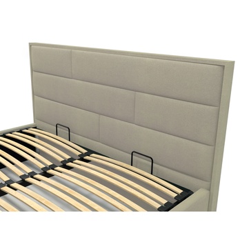 Posteľ s roštom SPECTRAL 1 sivobéžová, 160x200 cm 4