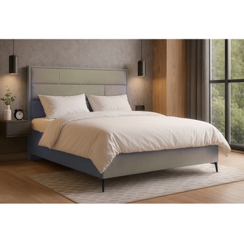 Posteľ s roštom SPECTRAL 1 sivobéžová, 180x200 cm 1