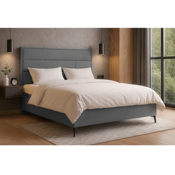 Posteľ s roštom SPECTRAL 2 sivá, 160x200 cm 1